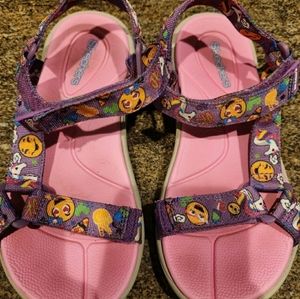Skechers Girls Emoji Sandals